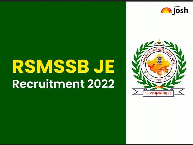 आरएसएमएसएसबी जेई नौकरियां 2022